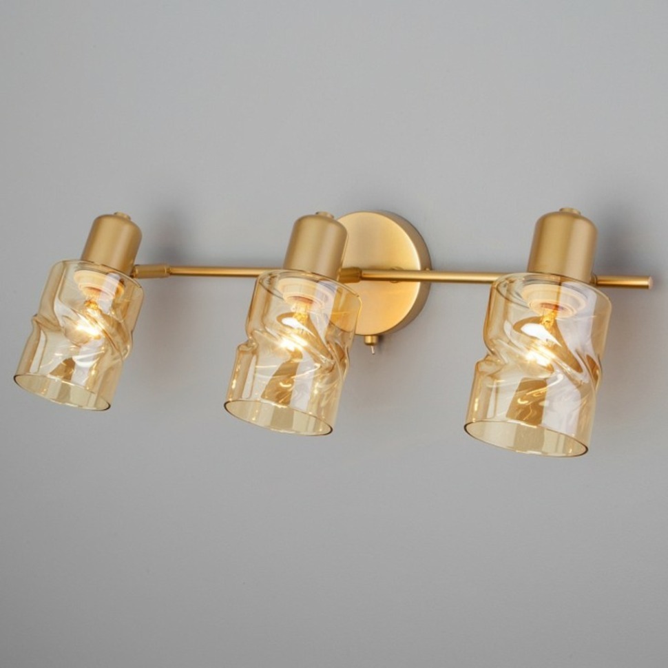 Фото Бра Eurosvet Ansa 20120/3 перламутровое золото EV_a050081 - интернет-магазин МегаТерем в Москве