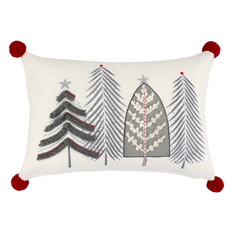 Фото Чехол на подушку enchanted pines из коллекции new year essential, 30х45 см (79790) - интернет-магазин МегаТерем в Москве