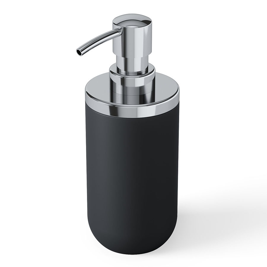 Фото Диспенсер для жидкого мыла junip, 380 мл, черный (66973) - интернет-магазин МегаТерем в Москве