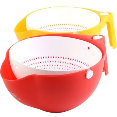 Дуршлаг с миской 2 в 1 с ру...