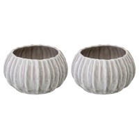 Набор из 2 салатников actinia серого цвета из коллекции sea treasures, 640 мл (78786)