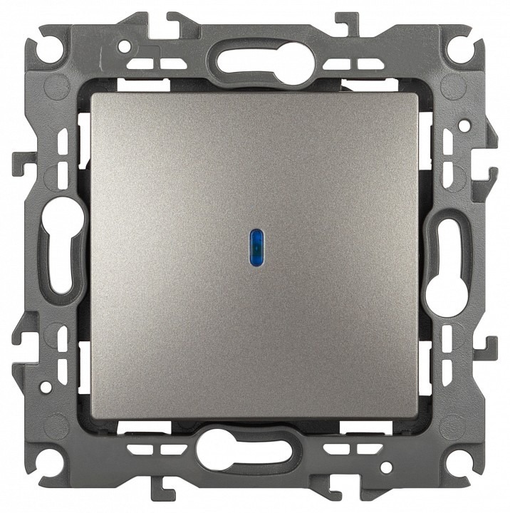 Фото Выключатель одноклавишный с подсветкой без рамки Эра Эра 12 12-1102-16 ER_B0065718 - интернет-магазин МегаТерем в Москве