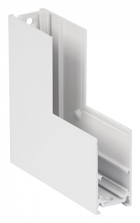 Фото Соединитель угловой L-образный для треков накладных Vitaluce VT0200026 VT0200026-00 VI_VT0200026-00 - интернет-магазин МегаТерем в Москве