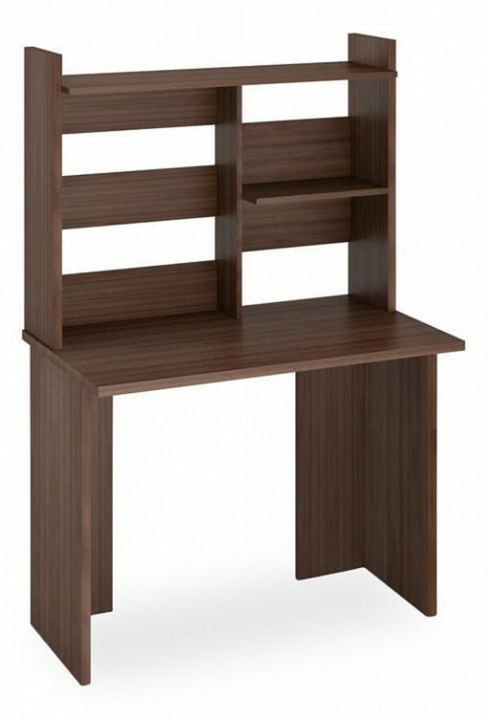 Фото Стол компьютерный Домино Лайт СКЛ-Прям-100 без тумбы+НКЛ-100 MER_SKL-Pryam100_bez_tumby-NKL-100_SH - интернет-магазин МегаТерем в Москве