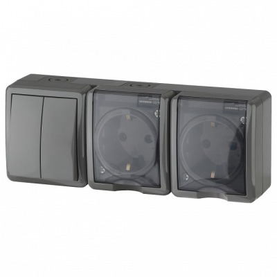 Блок с розеткой и выключате...