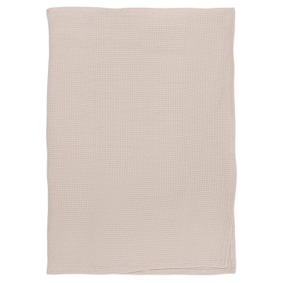 Набор из двух вафельных полотенец изо льна цвета пыльной розы из коллекции essential, 50х70 см (75108)