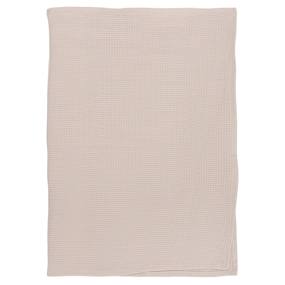 Фото Набор из двух вафельных полотенец изо льна цвета пыльной розы из коллекции essential, 50х70 см (75108) - интернет-магазин МегаТерем в Москве