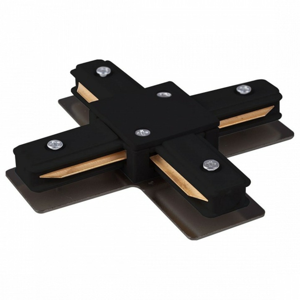 Фото Соединитель X-образный для треков Elektrostandard Track Rail  BK Surface a039586 ELK_a039586 - интернет-магазин МегаТерем в Москве