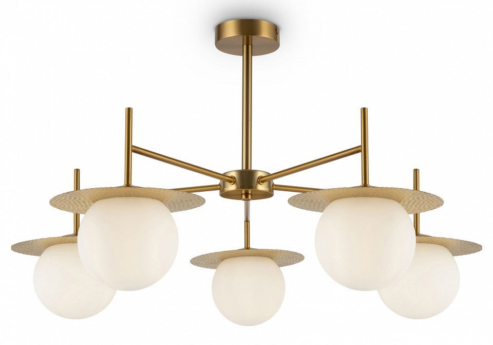 Фото Люстра на штанге Freya Camelia FR5202PL-05BS MY_FR5202PL-05BS - интернет-магазин МегаТерем в Москве