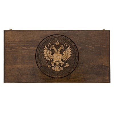 Нарды резные Герб РФ-2, Mir...