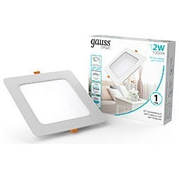 Фото Встраиваемый светильник Gauss  9031420212 GA_9031420212 - интернет-магазин МегаТерем в Москве