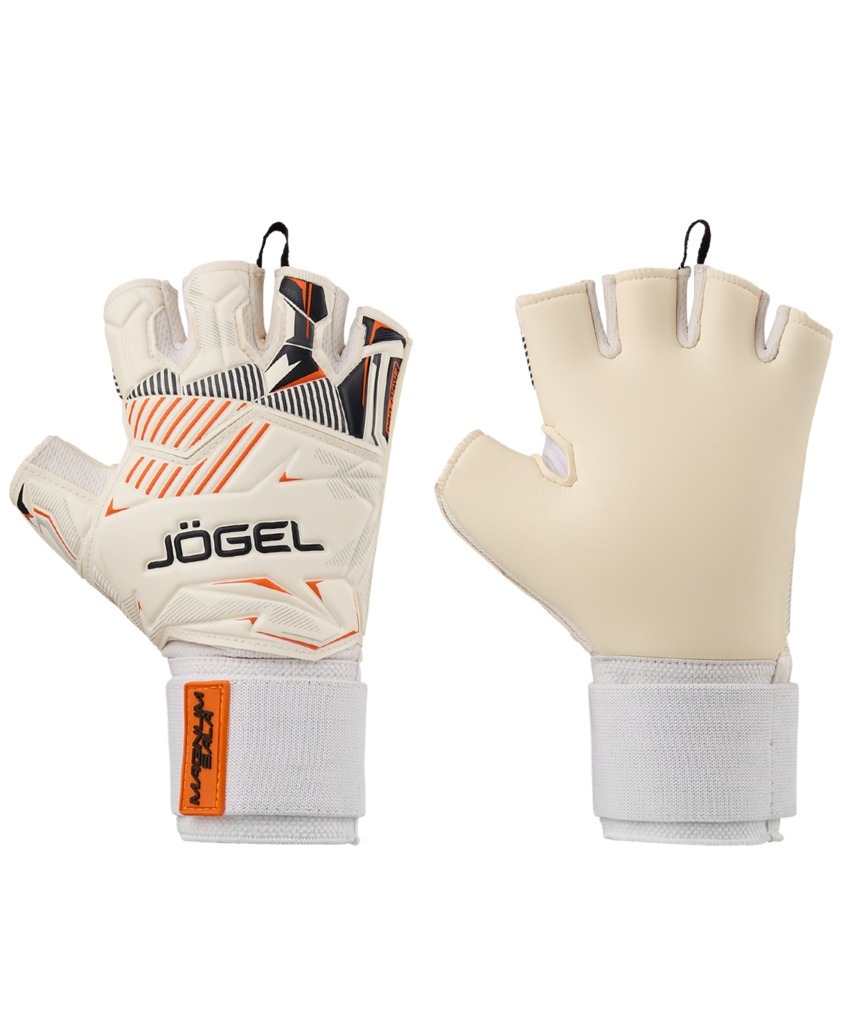 Фото Перчатки вратарские JÖGEL MAGNUM Sala EL4, белый (2103140) - интернет-магазин МегаТерем в Москве