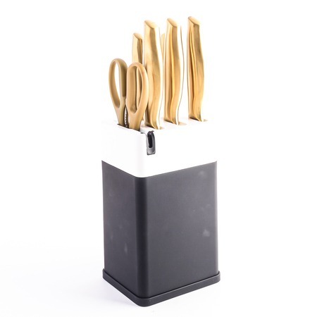 Фото Набор кухонных ножей 5 шт с подставкой MAYER BOCH (40611) - интернет-магазин МегаТерем в Москве