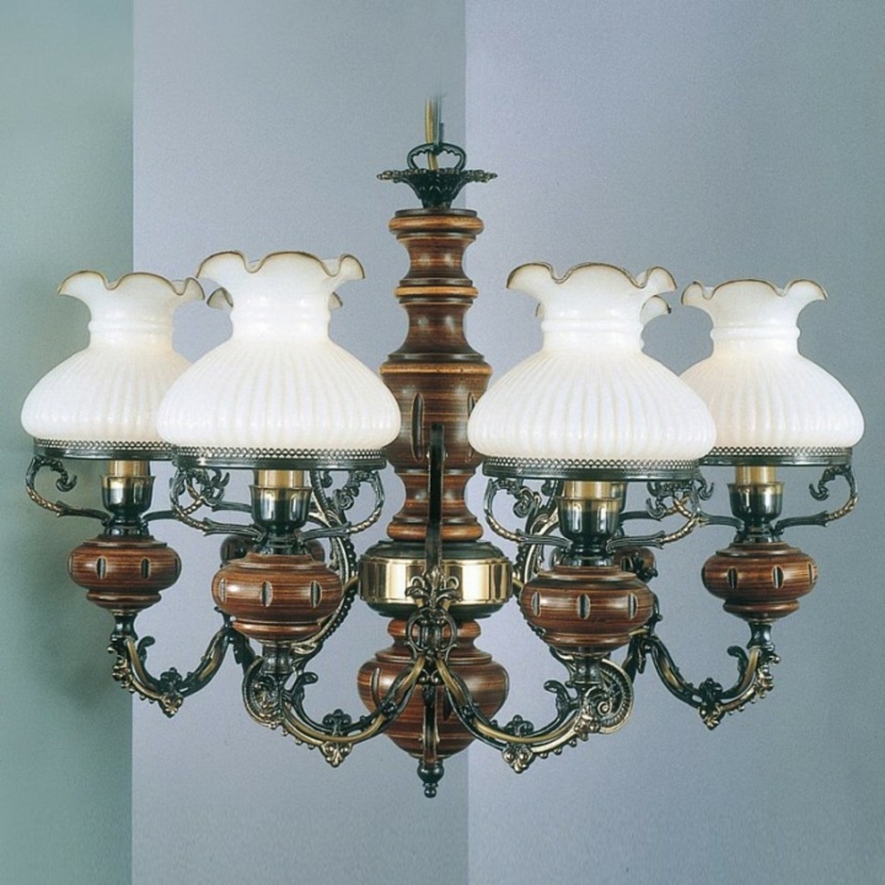 Фото Подвесная люстра Reccagni Angelo 620 L 620/6 RA_L_620_6 - интернет-магазин МегаТерем в Москве