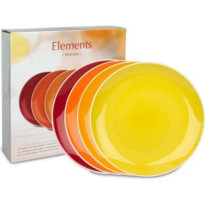 Waechtersbach Набор 4-х больших тарелок "Магма" 41 5 974 3000