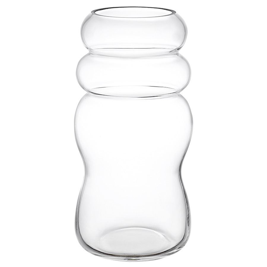 Фото Ваза swell, 27 см, прозрачная (77558) - интернет-магазин МегаТерем в Москве