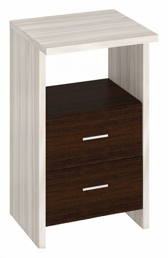 Фото Тумбочка Домино Лайт ТЯЛ MER_TYAL_KV - интернет-магазин МегаТерем в Москве
