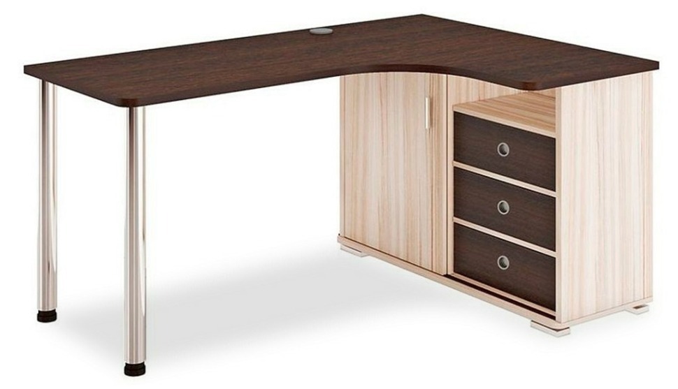 Фото Стол письменный Домино СР-165СМ MER_SR-165SM_KVV-PRAV - интернет-магазин МегаТерем в Москве
