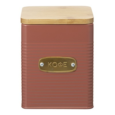 Банка для хранения кофе irmel, 1,7 л, терракота (78378)