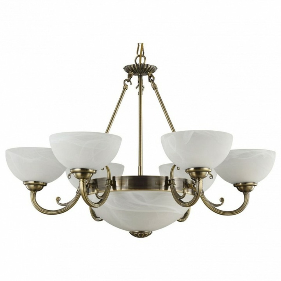 Фото Потолочная люстра Freya Herbert FR2012-PL-09-BZ MY_FR2012-PL-09-BZ - интернет-магазин МегаТерем в Москве