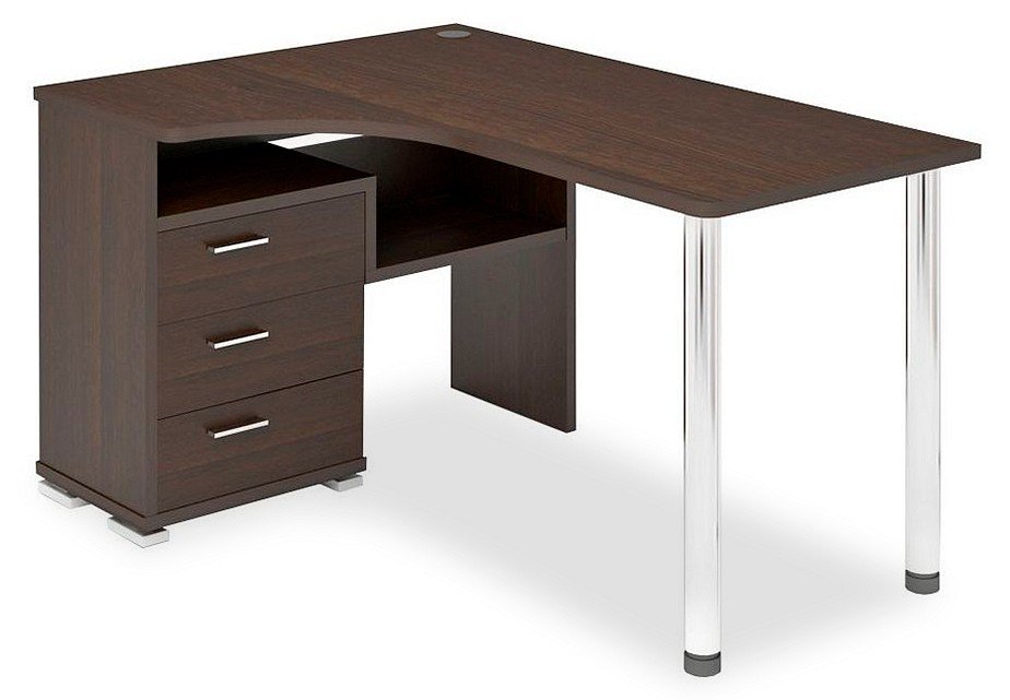 Фото Стол письменный Домино СР-132С-140 MER_SR-132S-140-V-LEV - интернет-магазин МегаТерем в Москве