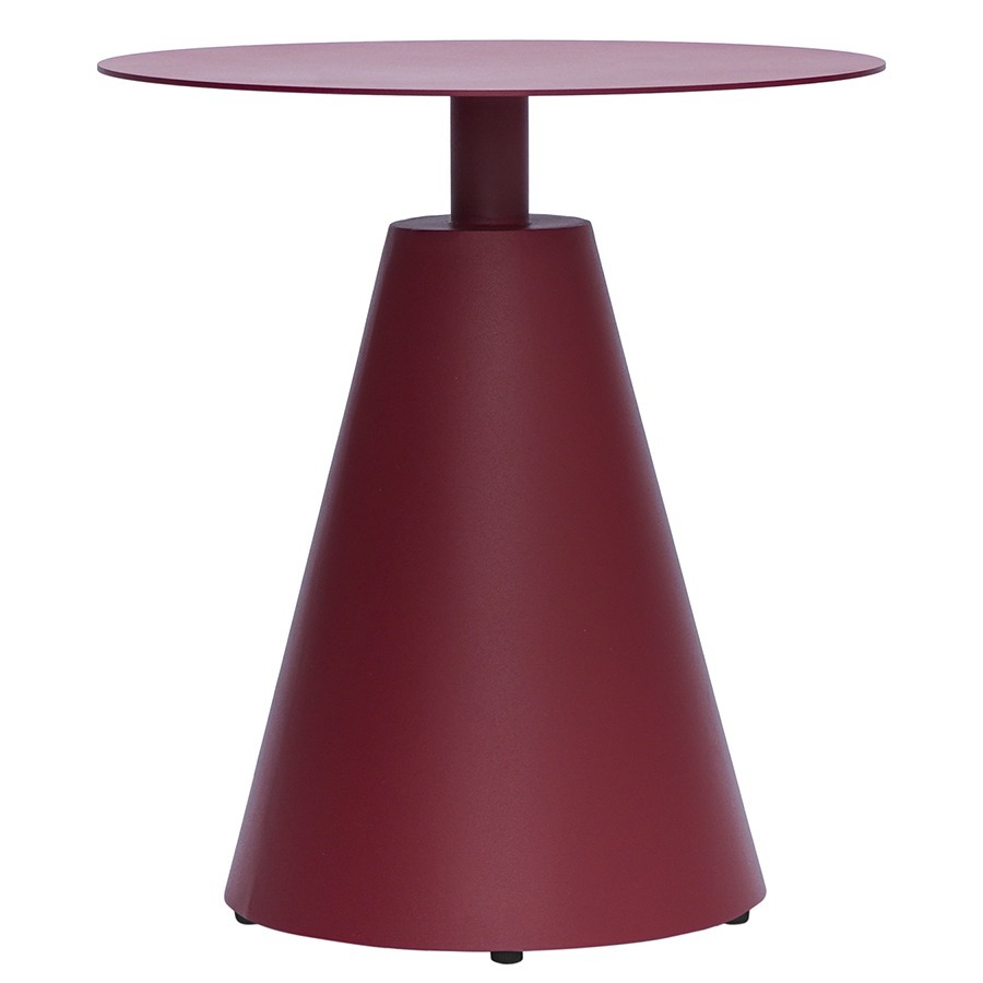 Фото Столик кофейный marius, D50 см, красный (75822) - интернет-магазин МегаТерем в Москве