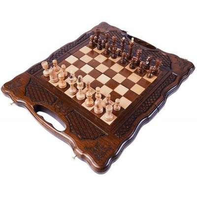 Шахматы + нарды резные 139 ...