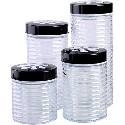 Набор банок для сыпучик продуктов из 4 шт MAYER BOCH (31027)