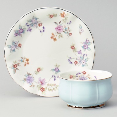 Набор для завтрака lefard "времена года" 2 пр. 440 мл голубой (42-561) 