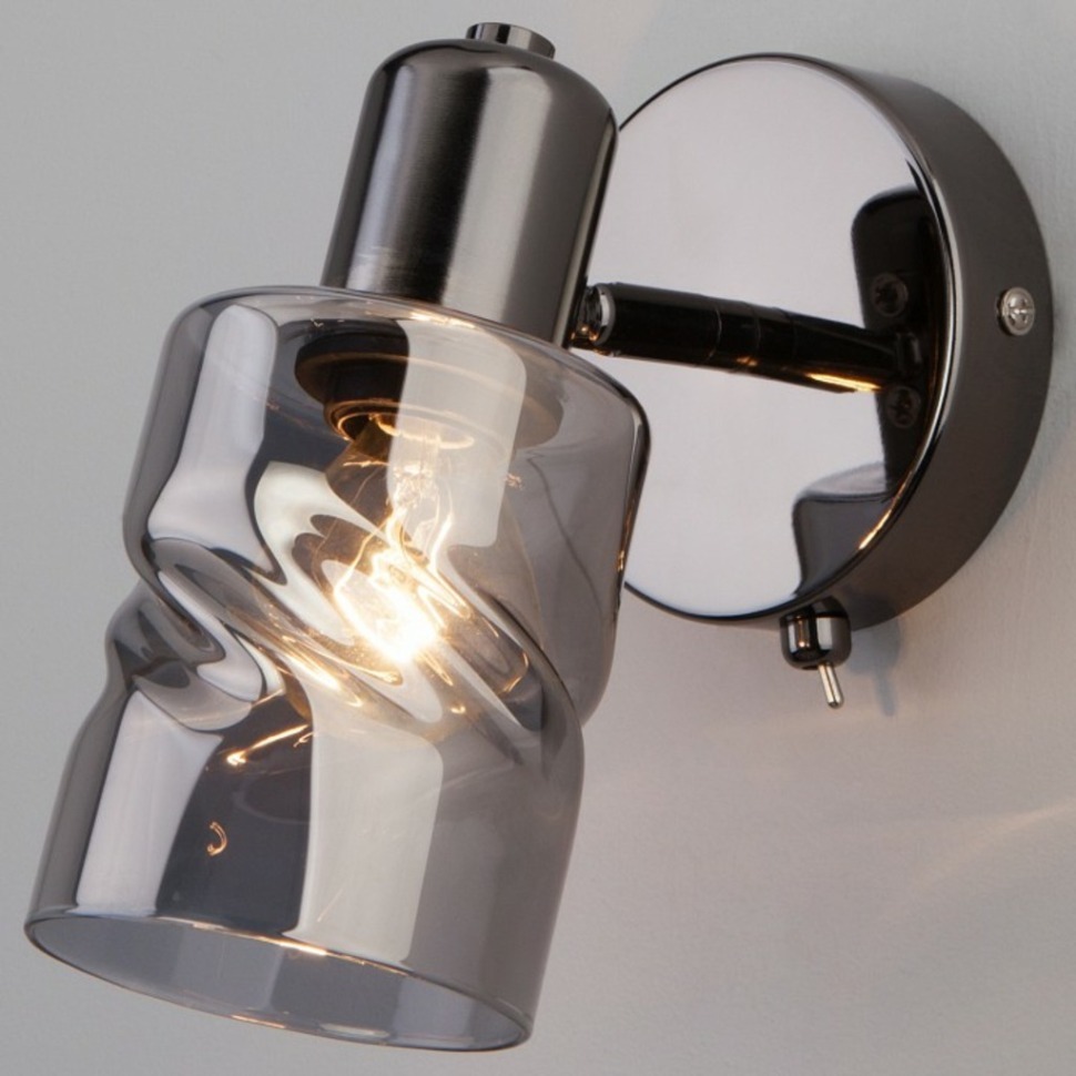 Фото Бра Eurosvet Ansa 20120/1 чёрный жемчуг EV_a050082 - интернет-магазин МегаТерем в Москве