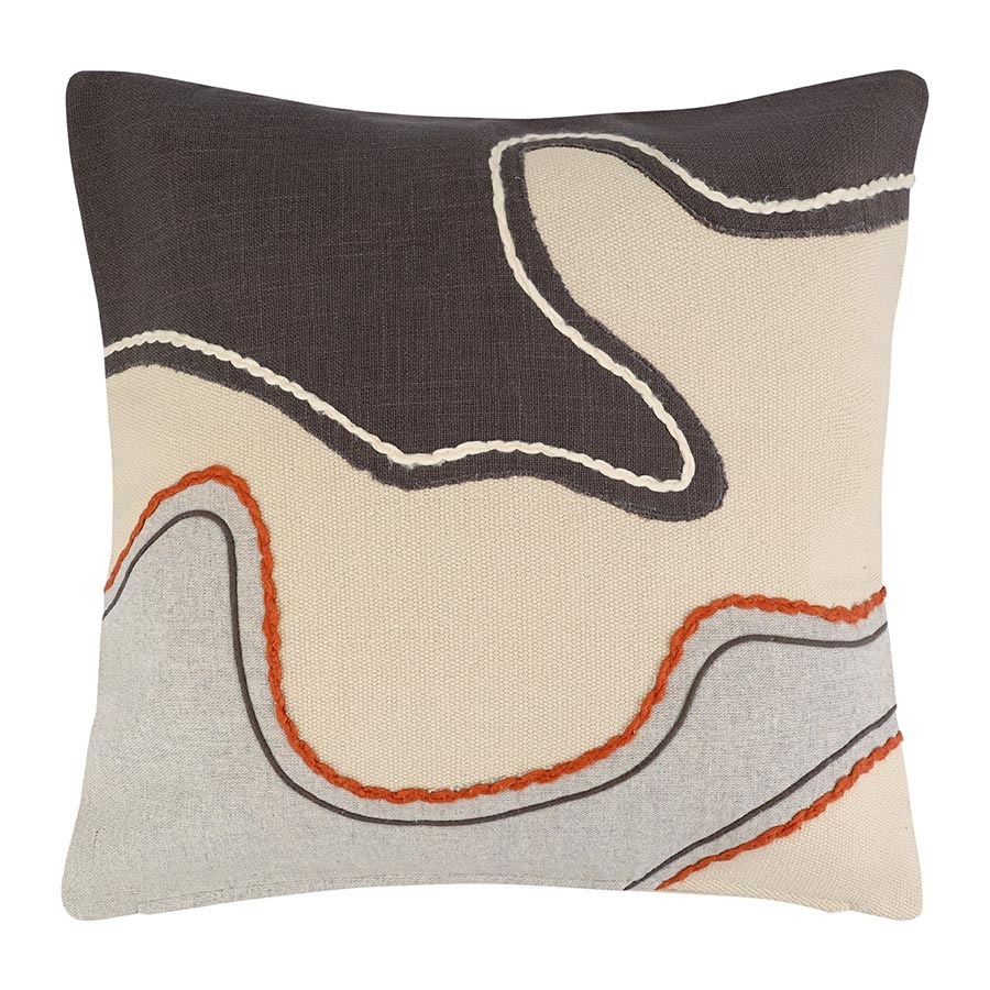 Фото Чехол на подушку flowing stone из коллекции ethnic, 45х45 см (79791) - интернет-магазин МегаТерем в Москве