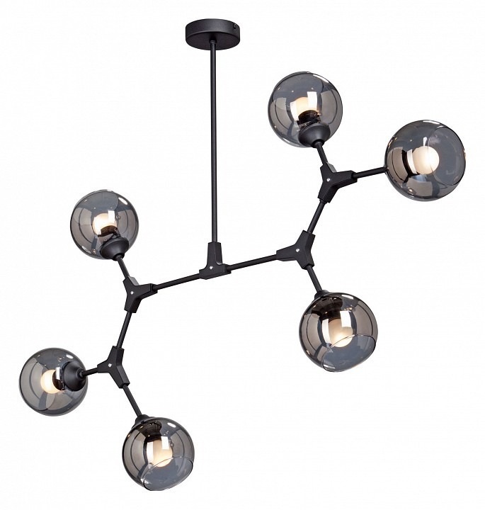 Фото Люстра на штанге Vitaluce Шарики V4823-1/6PL VI_V4823-1_6PL - интернет-магазин МегаТерем в Москве
