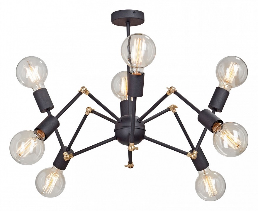 Фото Люстра на штанге Vitaluce V4897 V4897-1/8PL VI_V4897-1_8PL - интернет-магазин МегаТерем в Москве