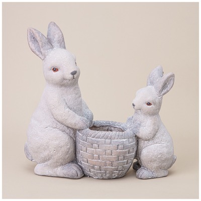 Кашпо декоративное кролики ...