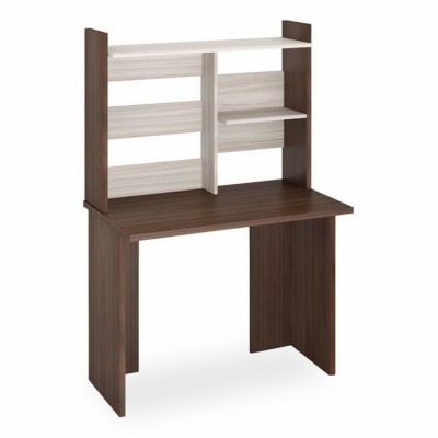 Стол компьютерный Домино Лайт СКЛ-Прям-100 без тумбы+НКЛ-100 MER_SKL-Pryam100_bez_tumby-NKL-100_SHK