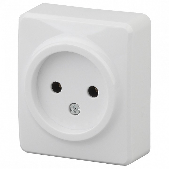 Фото Розетка без заземления Эра Эра Эксперт 11-2201-01 ER_B0031551 - интернет-магазин МегаТерем в Москве
