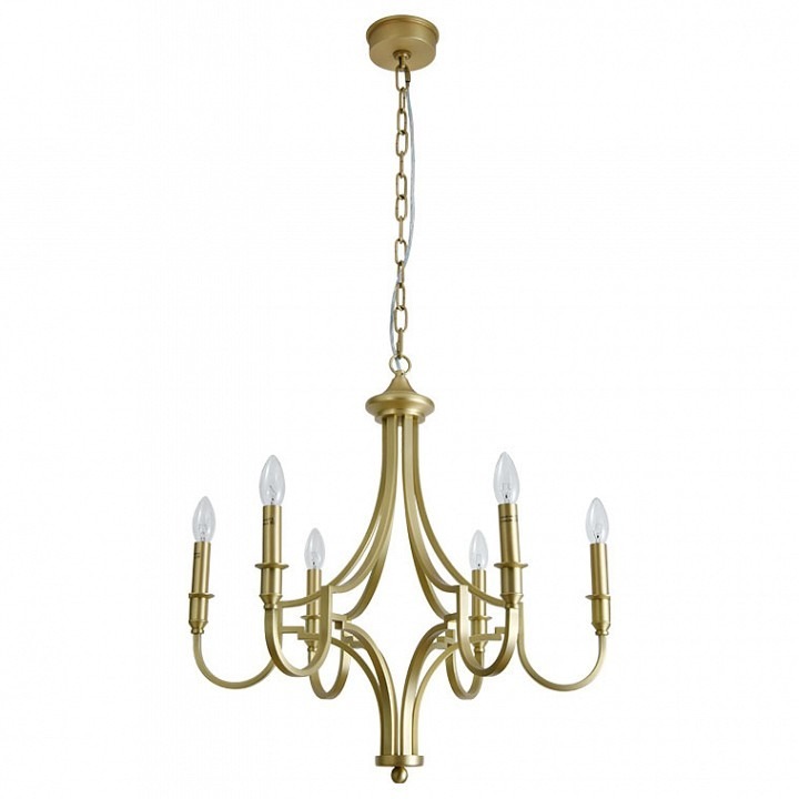 Фото Подвесная люстра Newport DANIELA 3456/С brass NWP_M0070514 - интернет-магазин МегаТерем в Москве