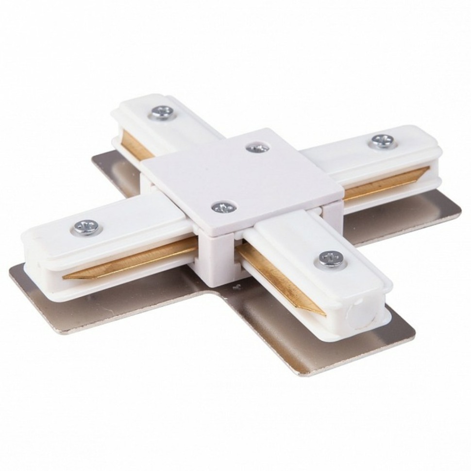 Фото Соединитель X-образный для треков Elektrostandard Track Rail  WH Surface a039585 ELK_a039585 - интернет-магазин МегаТерем в Москве