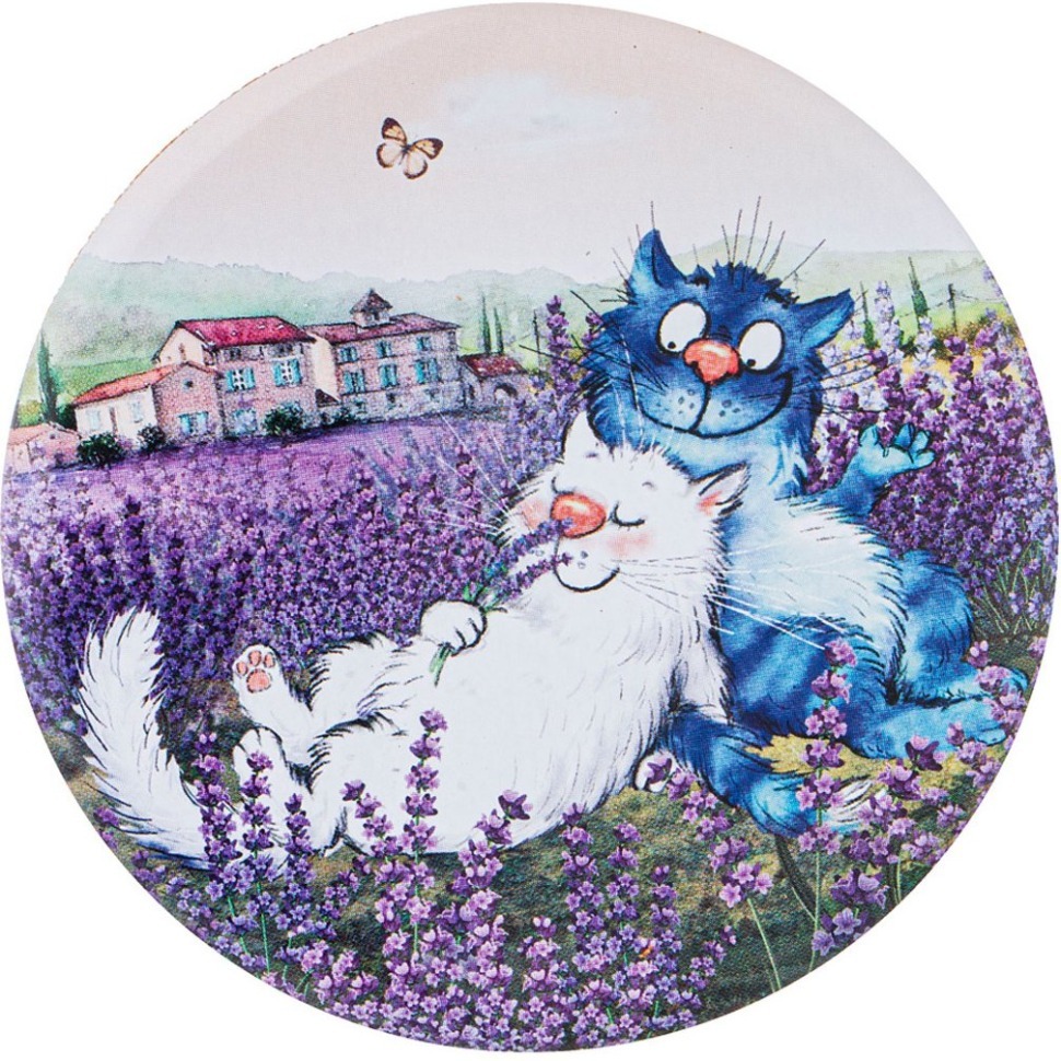 Кот и лаванда картинки