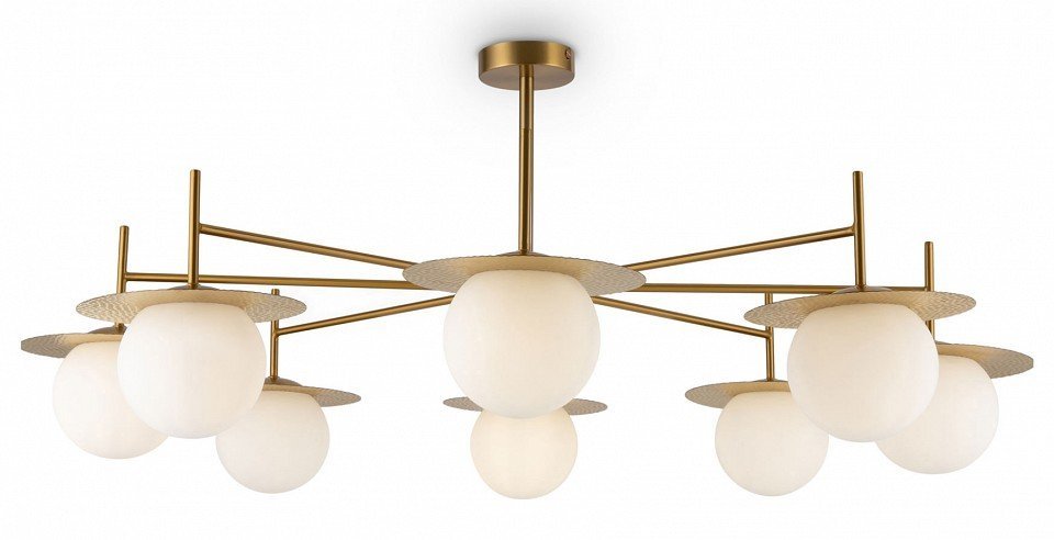 Фото Люстра на штанге Freya Camelia FR5202PL-08BS MY_FR5202PL-08BS - интернет-магазин МегаТерем в Москве