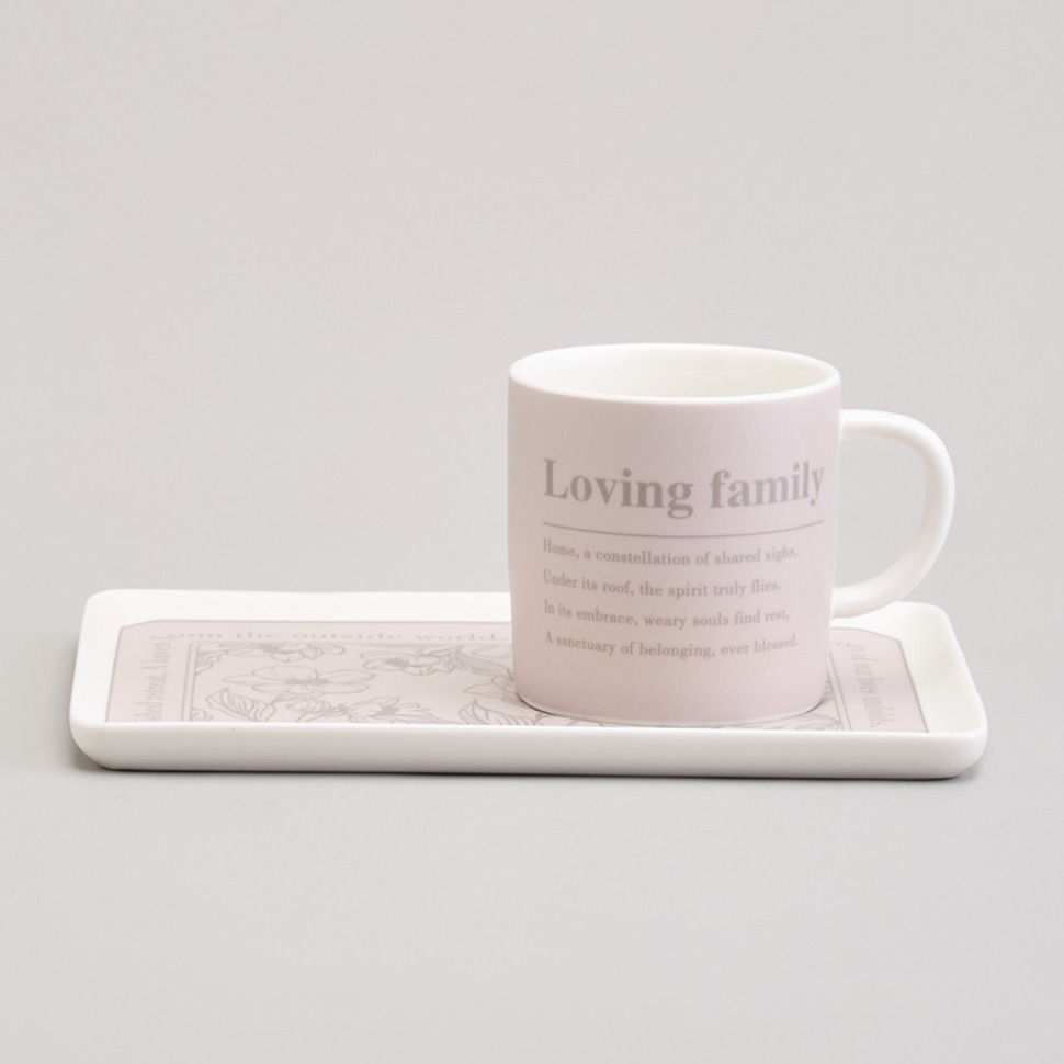 Фото Чайный набор lefard 210mл loving family на 1 персону (756-483)  - интернет-магазин МегаТерем в Москве