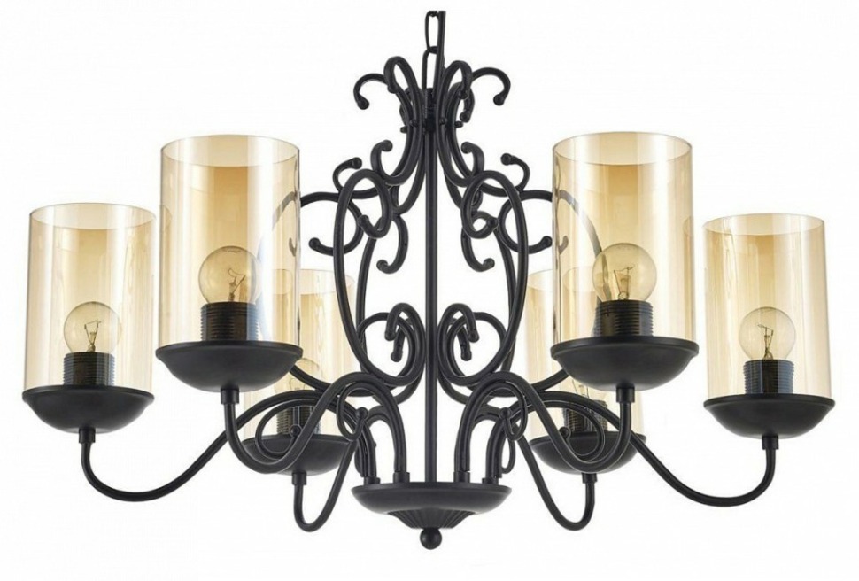 Фото Подвесная люстра Arti Lampadari Gardena Gardena E 1.1.6 B AL_Gardena_E_1.1.6_B - интернет-магазин МегаТерем в Москве