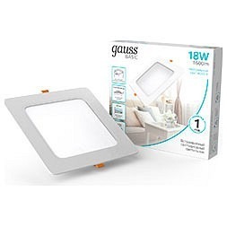 Фото Встраиваемый светильник Gauss  9031420218 GA_9031420218 - интернет-магазин МегаТерем в Москве