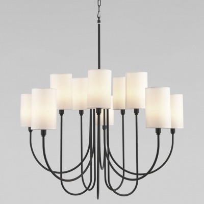 Подвесная люстра Eurosvet Abbey 60164/10 черный EV_a065748