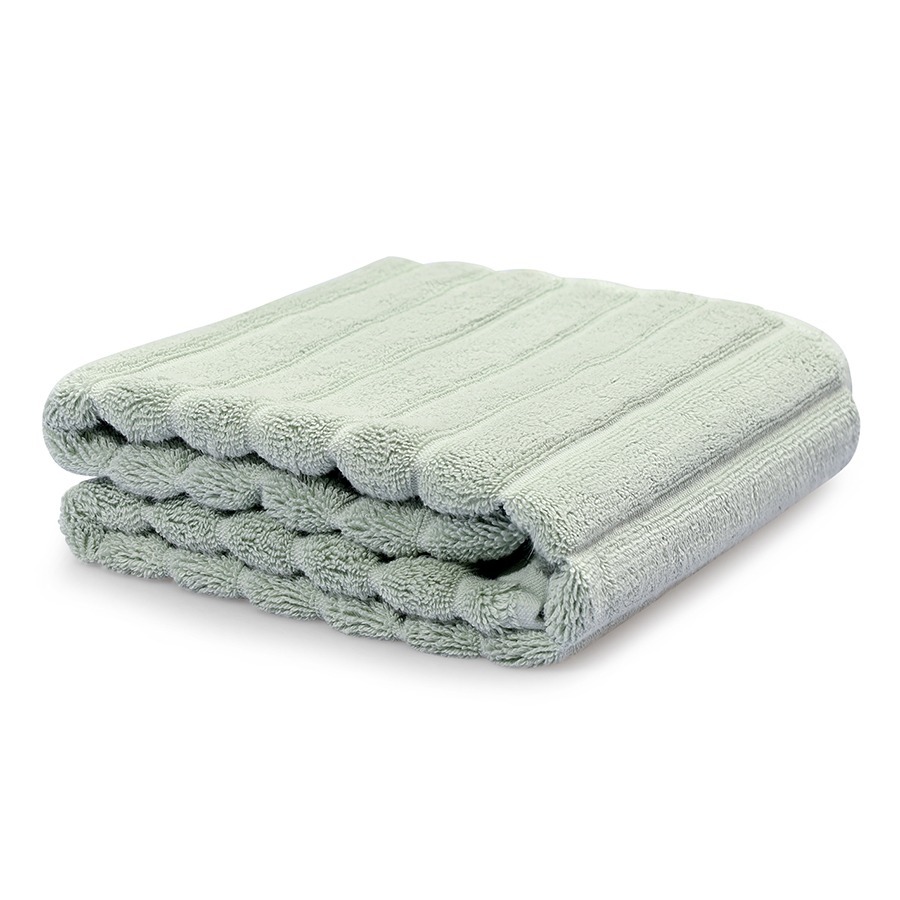 Фото Полотенце для рук waves мятного цвета из коллекции essential, 50х90 см (79186) - интернет-магазин МегаТерем в Москве