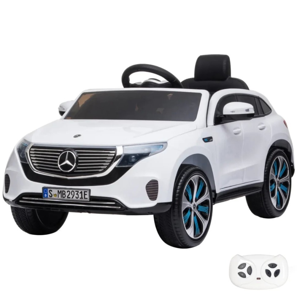 Фото Детский электромобиль Mercedes EQC 400 12V 2WD - HL378-WHITE - интернет-магазин МегаТерем в Москве