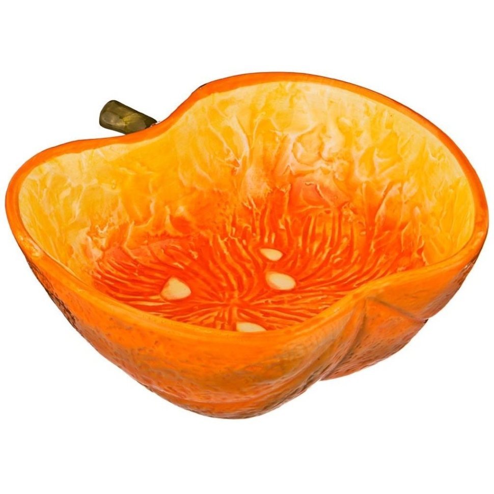 Фото Блюдо для запекания тыква 650 мл. 17*17 см. высота=6 см. коллекция il raccolto Agness (490-329) - интернет-магазин МегаТерем в Москве