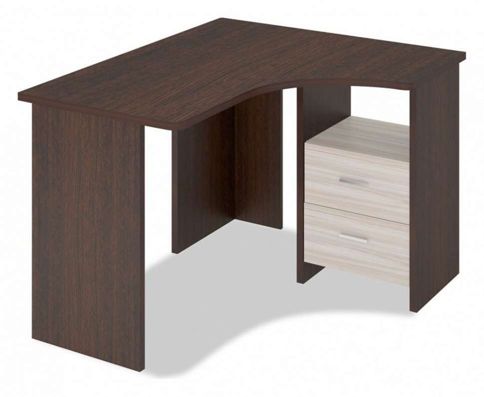 Фото Стол письменный Домино Лайт СКЛ-Угл 120 MER_SKL-Ugl120_VK_PRAV - интернет-магазин МегаТерем в Москве