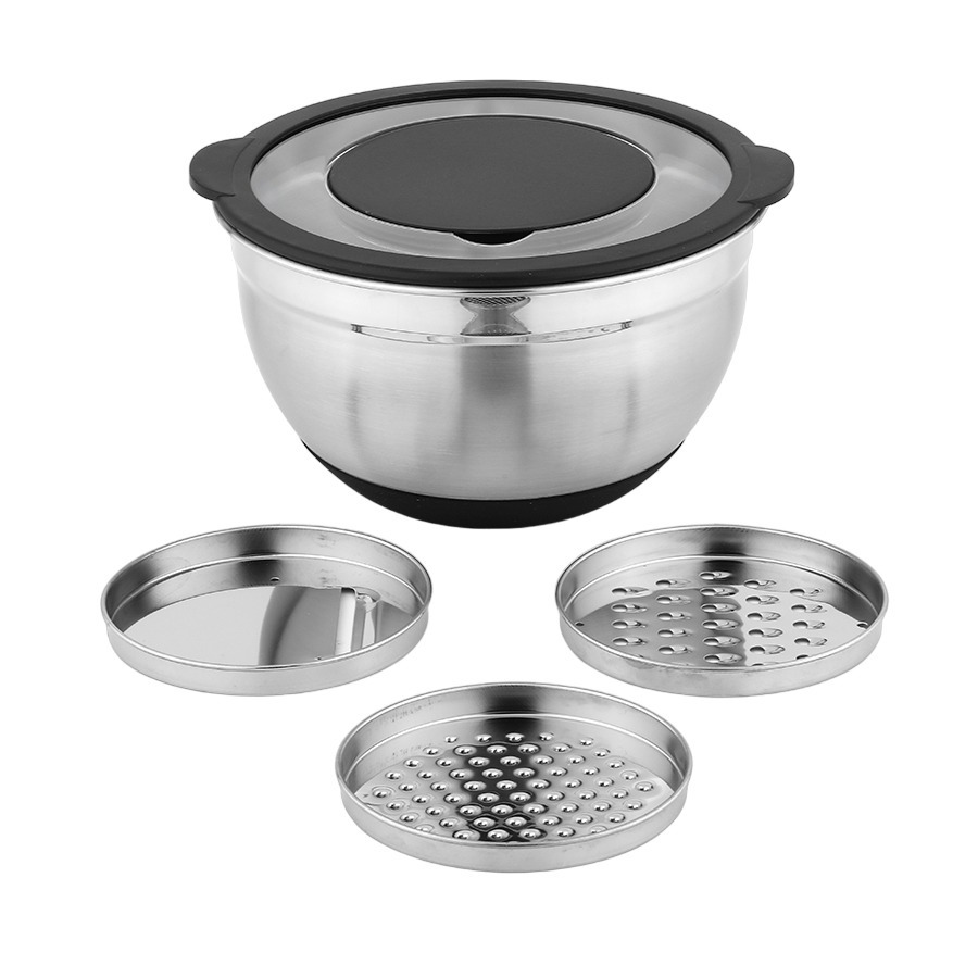 Фото Миска для смешивания с крышкой etalon, D20 см, 2,8 л (77011) - интернет-магазин МегаТерем в Москве