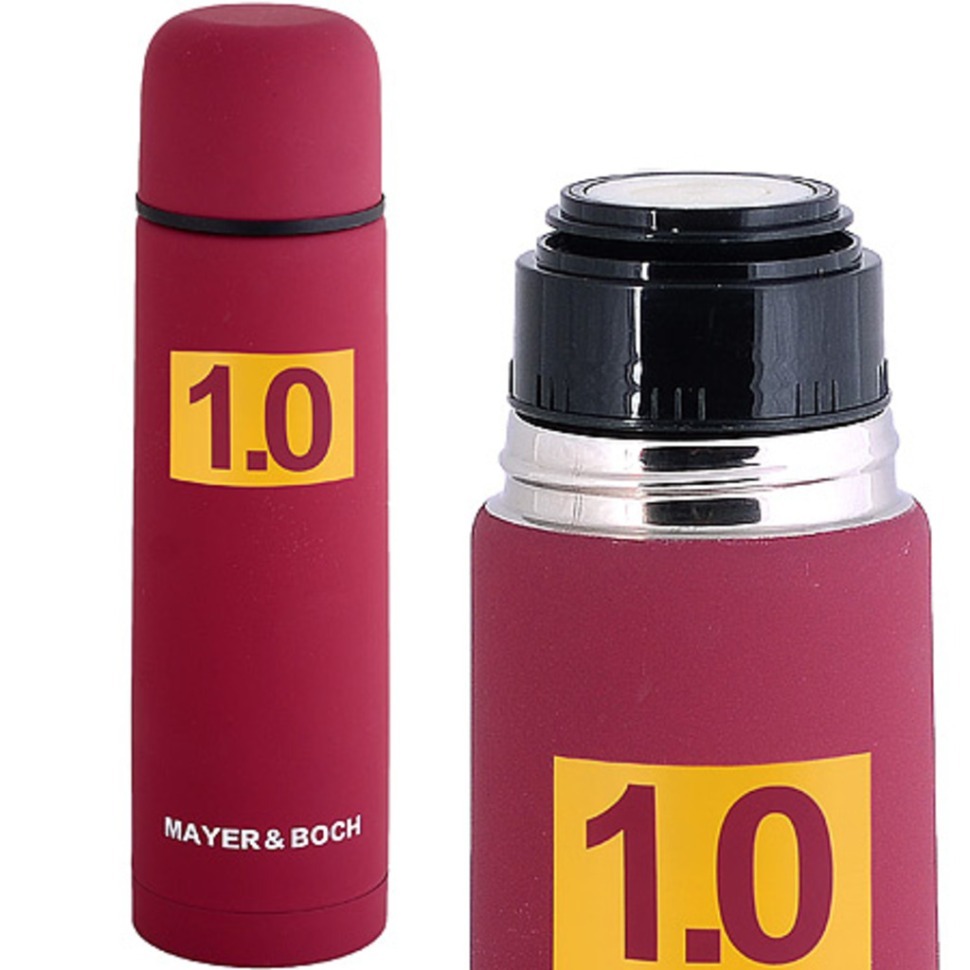 Фото Термос 1 л из нержавеющей стали MAYER BOCH (31486) - интернет-магазин МегаТерем в Москве